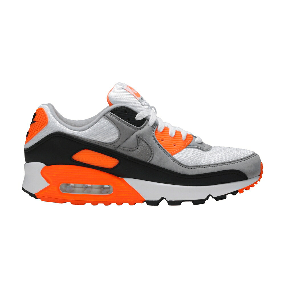 ナイキ マックス 橙 オレンジ色 薄墨色 薄墨色 大気圏マックス \u0027TOTAL ORANGE\u0027 スニーカー メンズ NIKE AIR MAX 90 / TOTAL ORANGE LIGHT SMOKE GREY