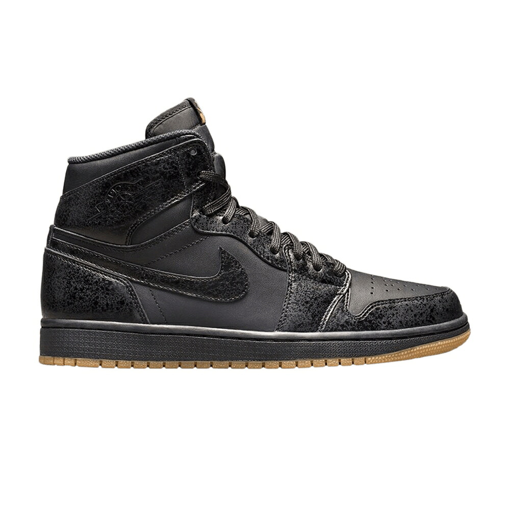 ナイキ 黒いこと 黒いこと 赤銅色 赤銅色 エアジョーダン \u0027BLACK GUM\u0027 スニーカー メンズ AIR JORDAN AIR JORDAN 1 RETRO BG / BLACK BLACK GUM LIGHT BROWN