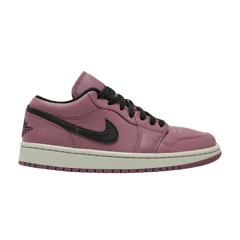 ナイキ 黒いこと 黒いこと エアジョーダン \u0027LIGHT MULBERRY\u0027 スニーカー レディース AIR JORDAN WMNS AIR JORDAN 1 LOW SE / LIGHT MULBERRY LIGHT BONE BLACK