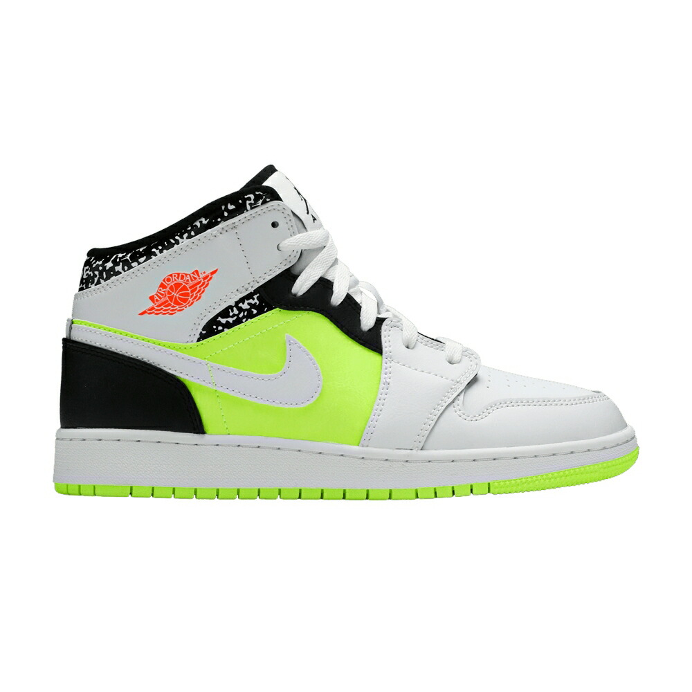 ナイキ ミッド エアジョーダン \u0027NOTEBOOK\u0027 お坊っちゃん キッズ AIR JORDAN AIR JORDAN 1 MID GS / もの言う花 マタニティ スニーカー