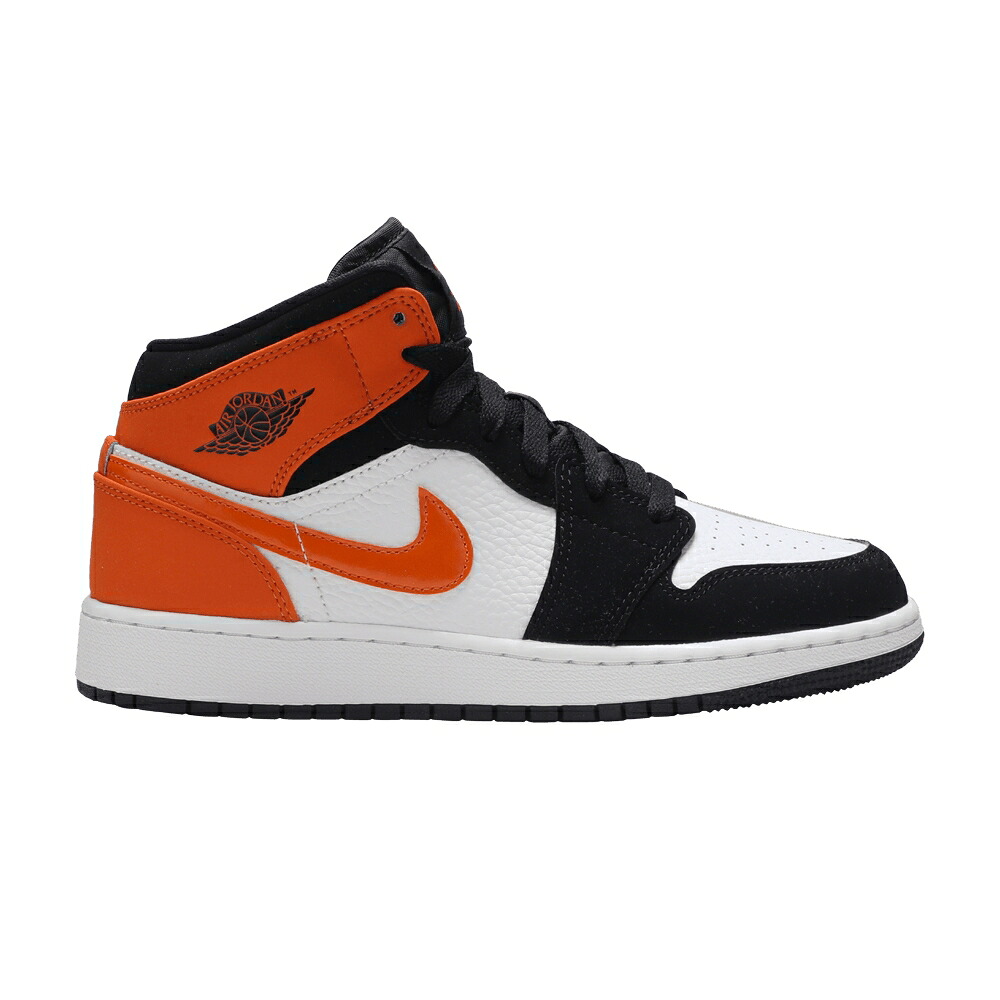 ナイキ ミッド 黒いこと 黒いこと 白いこと 白いこと エアジョーダン \u0027SHATTERED BACKBOARD\u0027 お坊っちゃん キッズ AIR JORDAN AIR JORDAN 1 MID GS / BLACK STARFISH STARFISH WHITE もの言う花 マタニティ スニーカー