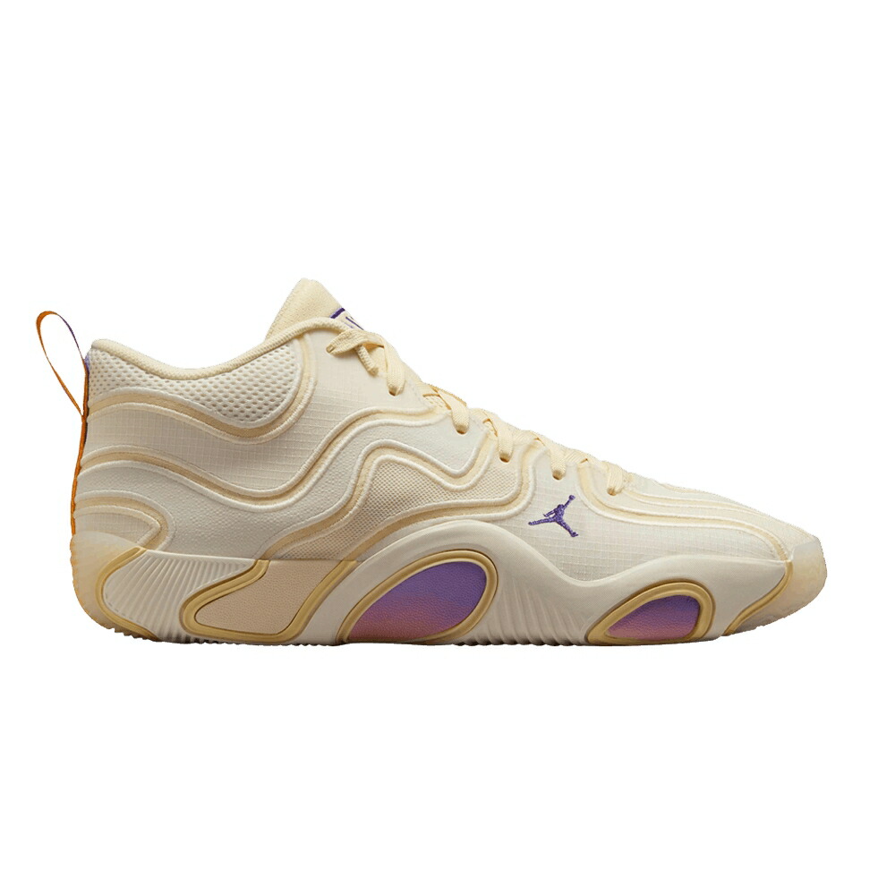 ナイキ 象牙色 エアジョーダン \u0027OFFSEASON\u0027 スニーカー メンズ AIR JORDAN AIR JORDAN TATUM 3 PF / SAIL DARK IRIS MUSLIN PALE IVORY