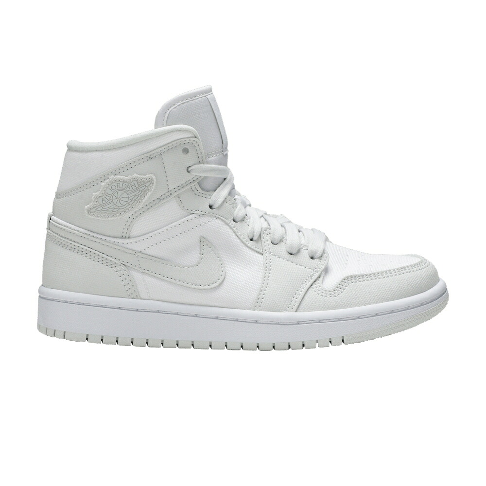 ナイキ ミッド 白いこと 白いこと 佇まい エアジョーダン \u0027SPRUCE AURA\u0027 スニーカー レディース AIR JORDAN WMNS AIR JORDAN 1 MID / WHITE SPRUCE AURA