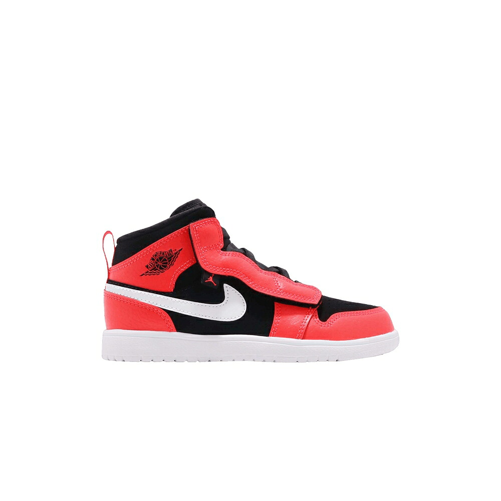 ナイキ ミッド 黒色 ブラック 白色 ホワイト エアジョーダン 'INFRARED 23' ジュニア キッズ AIR JORDAN AIR JORDAN 1 RETRO MID ALT PS / BLACK INFRARED 23 WHITE ベビー マタニティ スニーカー｜スニケス