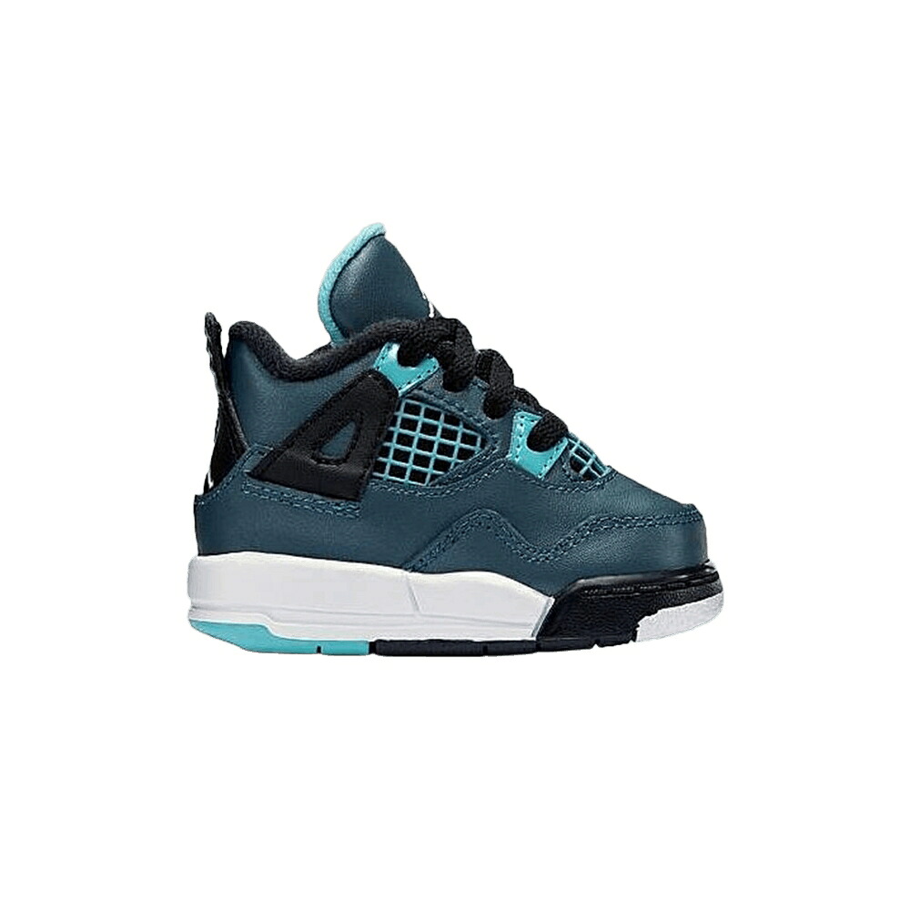 ナイキ 黒いこと 黒いこと 白いこと 白いこと エアジョーダン \u0027TEAL\u0027 スニーカー メンズ AIR JORDAN AIR JORDAN 4 RETRO BT / TEAL BLACK RETRO WHITE