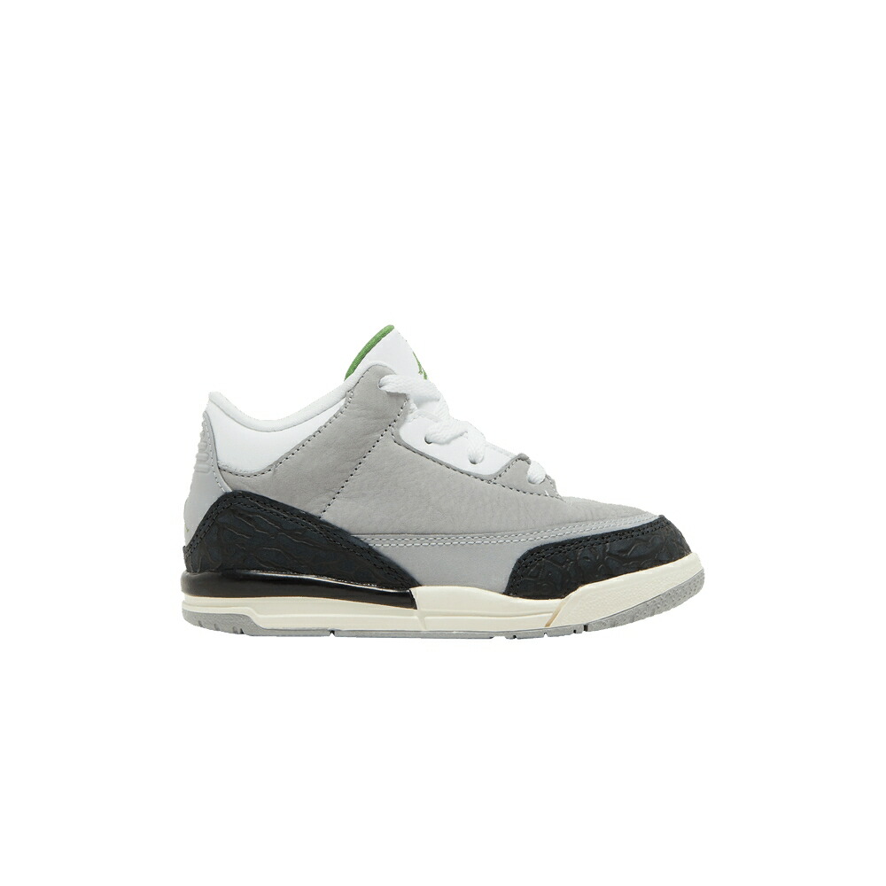 ナイキ 薄墨色 薄墨色 エアジョーダン \u0027CHLOROPHYLL\u0027 もの言う花 AIR JORDAN AIR JORDAN 3 RETRO TD / LIGHT SMOKE GREY CHLOROPHYLL