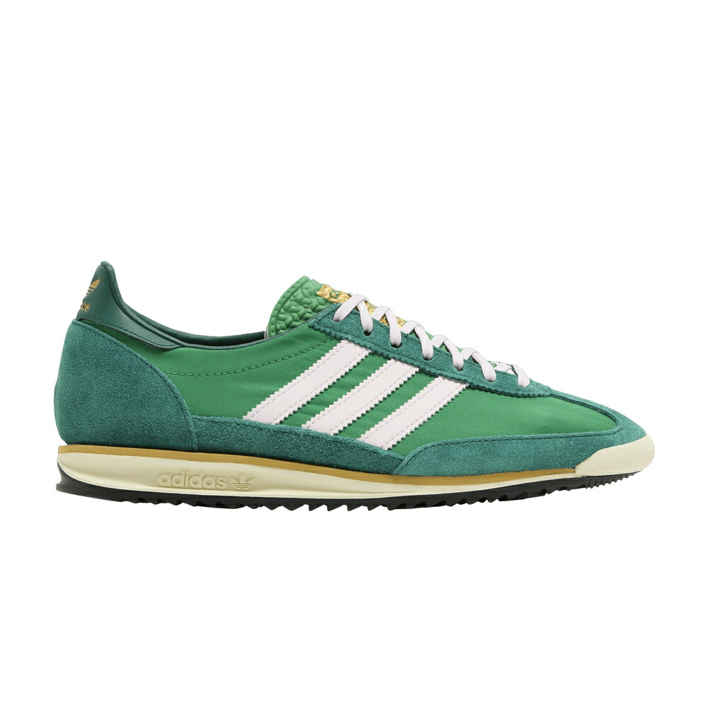 アディダス ナイト爵 藍色 インディゴ 緑 緑であること \u0027COLLEGIATE GREEN\u0027 スニーカー レディース ADIDAS WMNS SL72 / NIGHT INDIGO SEMI GREEN SPARK