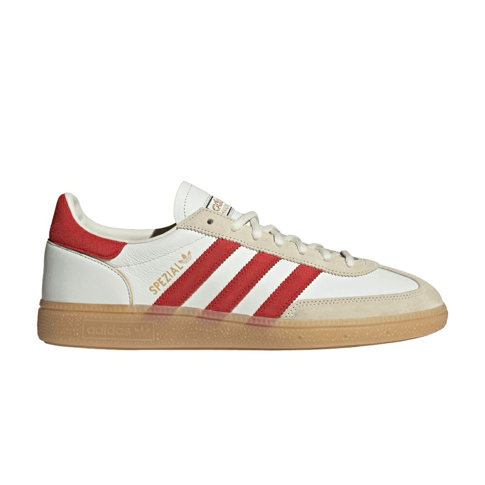 アディダス ハンドボール スペシアル 白いこと 白いこと 中核グループ \u0027CORE GUM\u0027 スニーカー メンズ ADIDAS HANDBALL SPEZIAL WHITE BETTER SCARLET / CORE WHITE BETTER SCARLET GUM