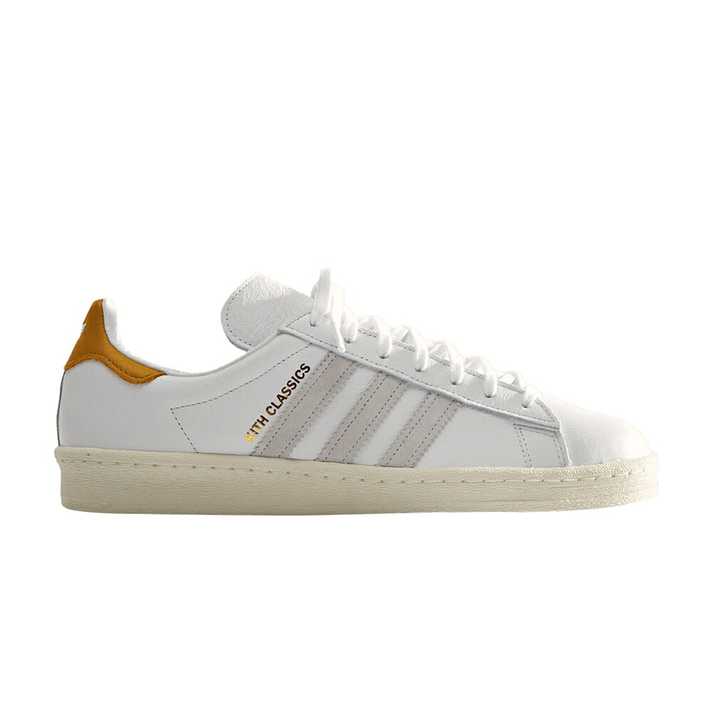 アディダス 校庭 白いこと 白いこと \u0027CLASSICS MANGO\u0027 スニーカー メンズ ADIDAS KITH X CAMPUS 80S PROGRAM - / FOOTWEAR WHITE OFF WHITE