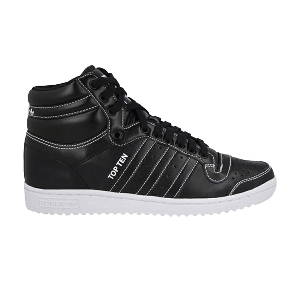 アディダス 中核グループ 黒いこと 黒いこと いの一番拾 \u0027CORE BLACK\u0027 スニーカー メンズ ADIDAS TOP TEN HI / CORE BLACK CORE BLACK CORE BLACK