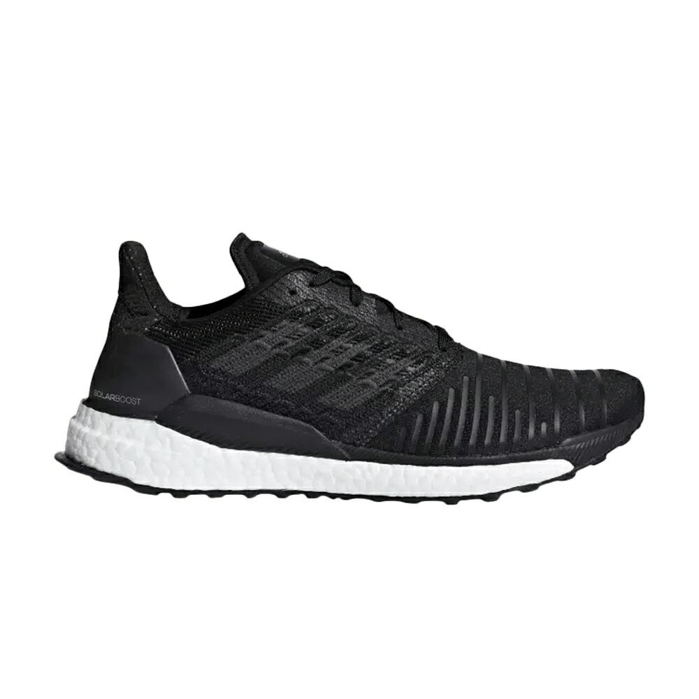 アディダス ブースト コア 黒色 ブラック 灰色 グレー 白色 ホワイト 'CORE BLACK' スニーカー メンズ ADIDAS SOLAR BOOST / CORE BLACK GREY CLOUD WHITE|スニケス