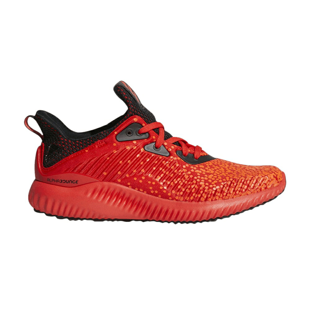 アディダス コア 赤 レッド 黒色 ブラック \'CORE RED\' スニーカー メンズ ADIDAS ALPHABOUNCE J / CORE RED BLACK WARNING｜スニケス