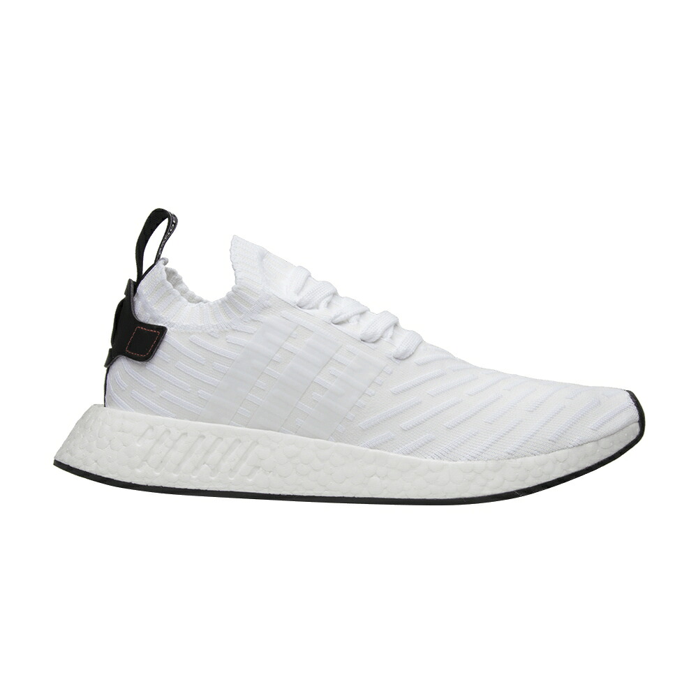 アディダス 白色 ホワイト コア 黒色 ブラック NMD_R2 'WHITE BLACK' スニーカー メンズ ADIDAS PRIMEKNIT / FOOTWEAR WHITE CORE BLACK｜スニケス