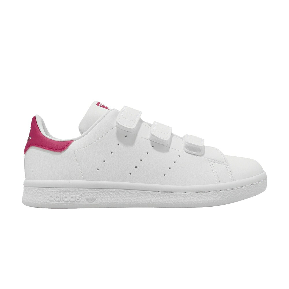 アディダス 白いこと 白いこと 見方仕損ない \u0027WHITE PINK\u0027 スニーカー メンズ ADIDAS STAN SMITH J BOLD / CLOUD WHITE CLOUD WHITE BOLD