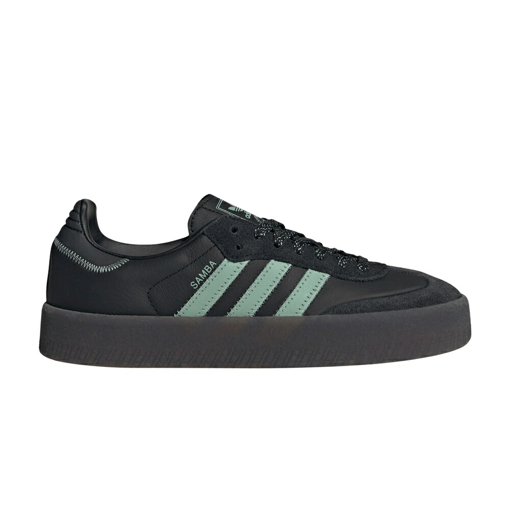 アディダス 中核グループ 黒いこと 黒いこと 緑 緑であること 炭素 \u0027BLACK GREEN\u0027 スニーカー レディース ADIDAS WMNS SAMBAE HAZY / CORE BLACK HAZY GREEN CARBON