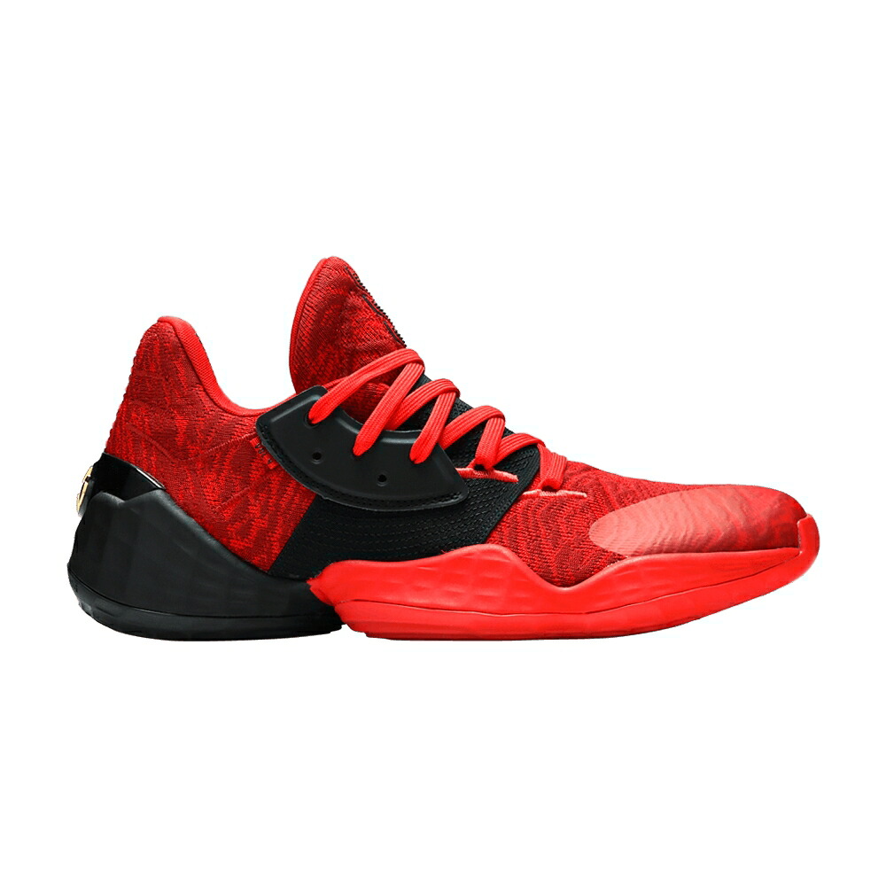 アディダス ハーデン 中核グループ 黒いこと 黒いこと 力強さ 赤 赤いこと VOL. \u0027POWER RED\u0027 スニーカー メンズ ADIDAS HARDEN 4 / CORE BLACK POWER RED