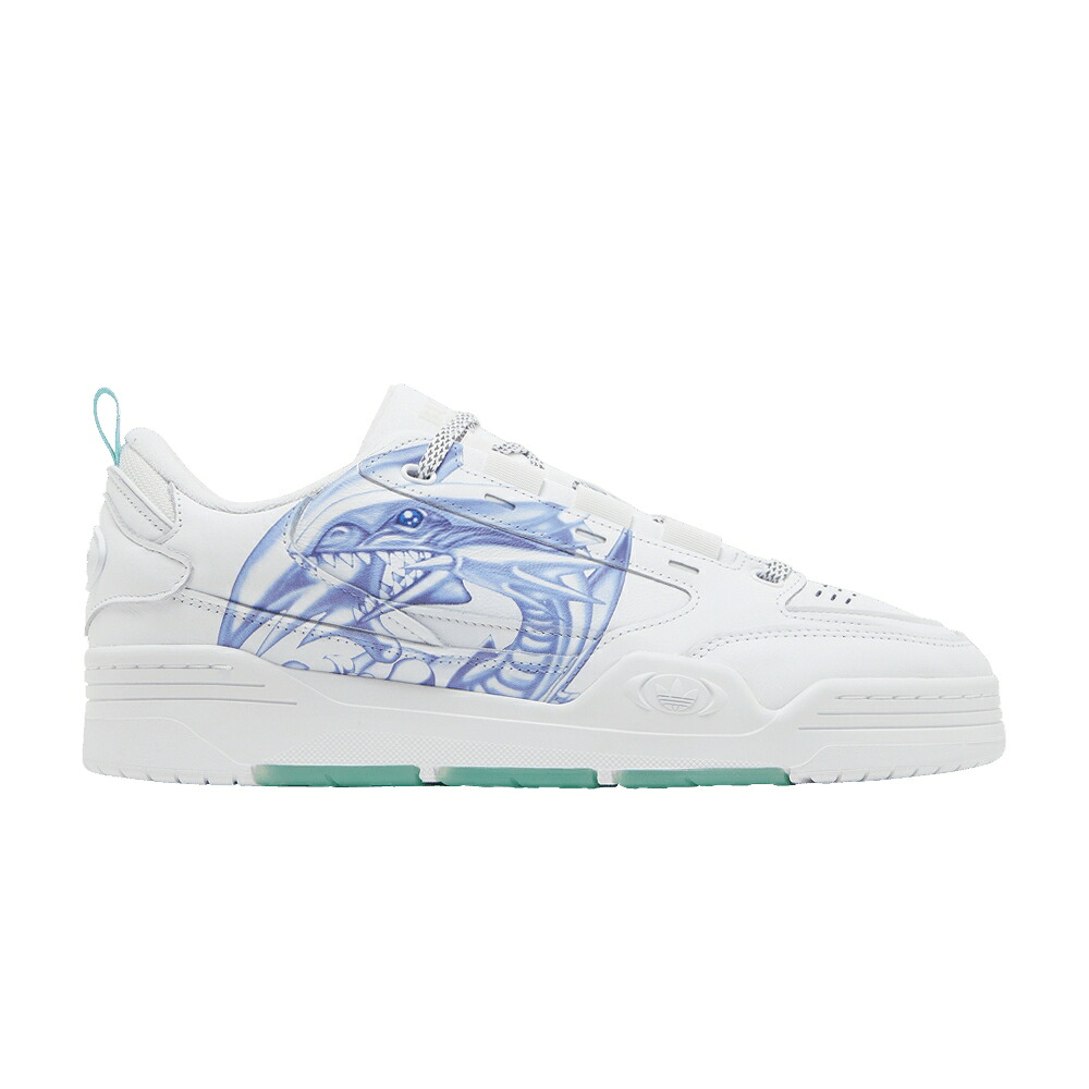 アディダス 白いこと 白いこと YUGIOH! \u0027BLUE DRAGON\u0027 スニーカー メンズ ADIDAS YU-GI-OH! X ADI2000 EYES WHITE / CLOUD WHITE CLOUD WHITE BOLD