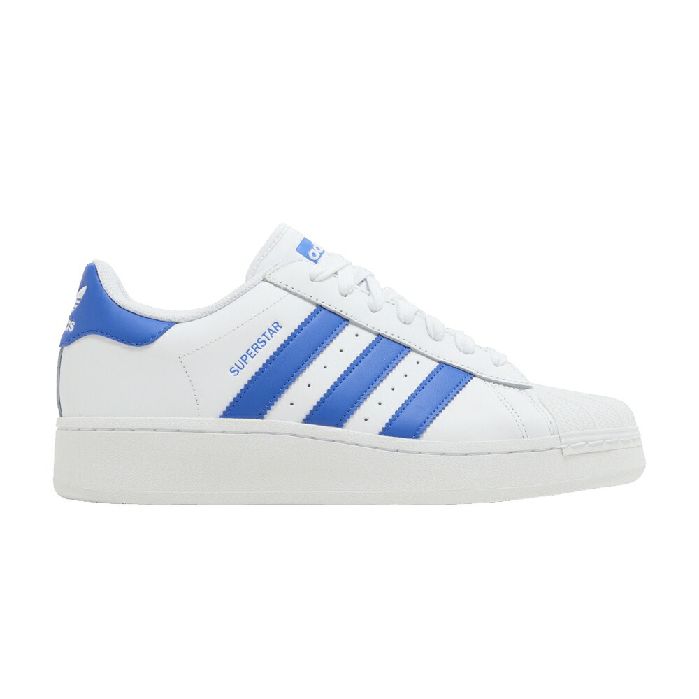 アディダス はやりっ児 白いこと 白いこと 青碧 青碧 \u0027WHITE BLUE\u0027 スニーカー メンズ ADIDAS SUPERSTAR XLG / CLOUD WHITE BLUE CLOUD WHITE