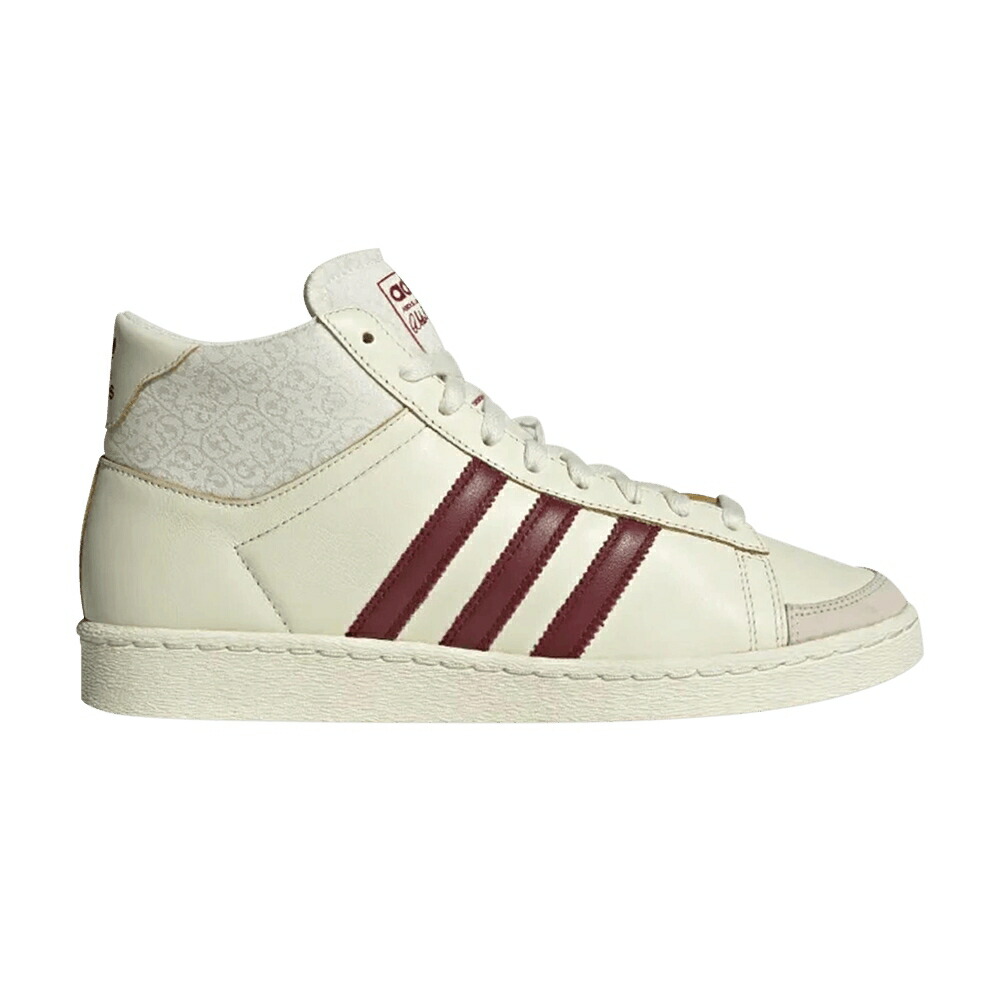 アディダス 皮膚軟化剤 赤 赤いこと \u0027ROYAL FEDERATION\u0027 スニーカー メンズ ADIDAS JABBAR HI SPANISH FOOTBALL / CREAM RED CREAM