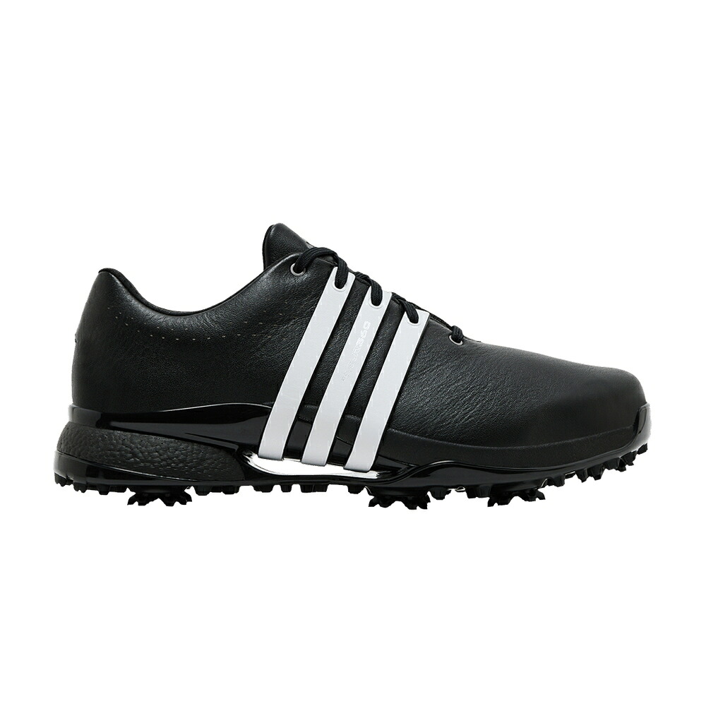 アディダス ゴルフ コア 黒色 ブラック 白色 ホワイト 'BLACK WHITE' スニーカー メンズ ADIDAS TOUR 360 24 GOLF WIDE / CORE BLACK CLOUD WHITE CORE｜スニケス