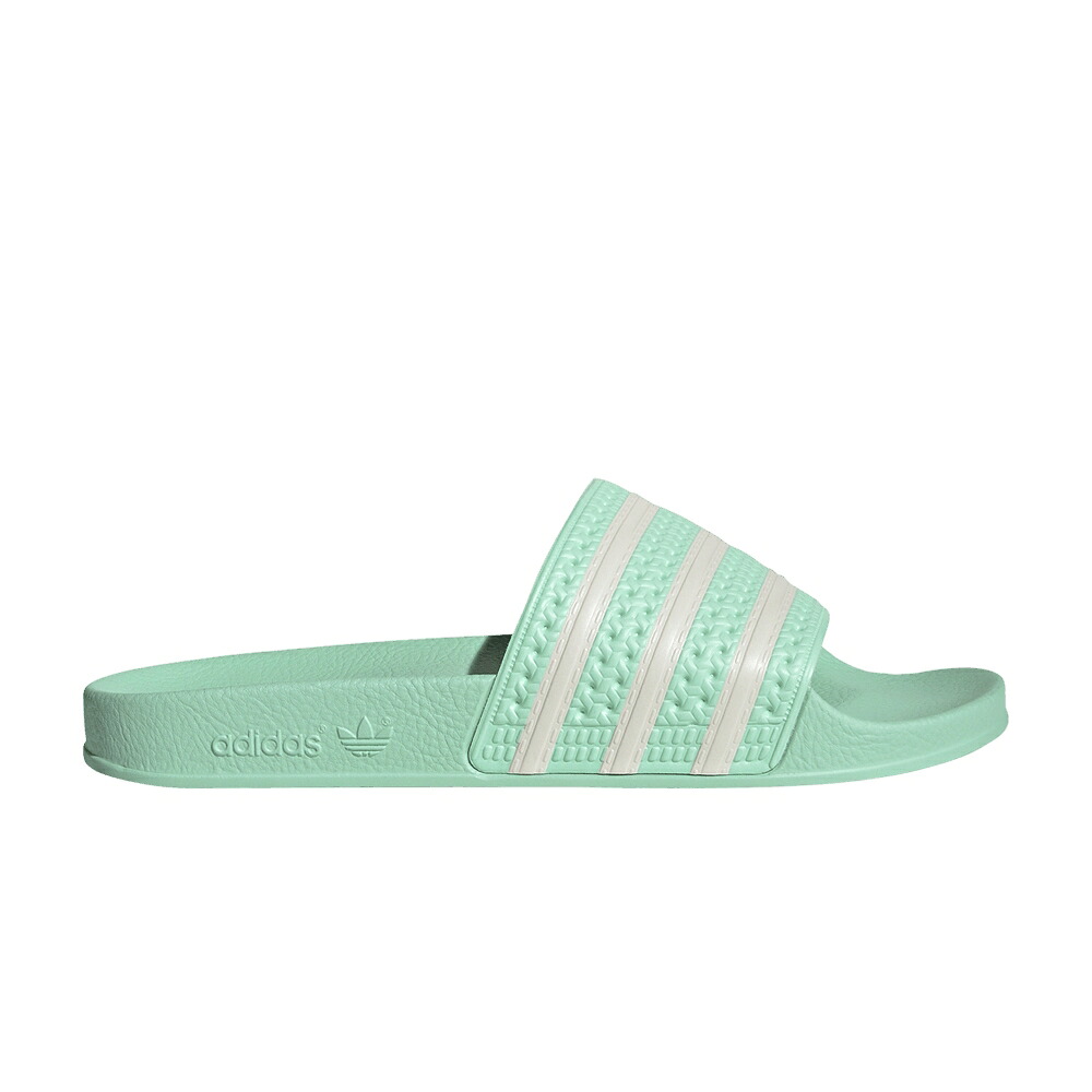 アディダス アディレッタ サンダル 白いこと 白いこと \u0027PULSE WHITE\u0027 スニーカー レディース ADIDAS WMNS ADILETTE SLIDE MINT OFF / PULSE MINT OFF WHITE PULSE MINT