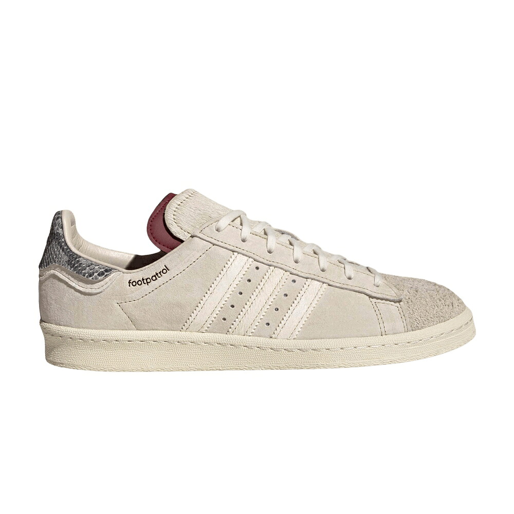 アディダス 構内 皮膚軟化剤 白いこと 白いこと \u002720TH ANNIVERSARY\u0027 スニーカー メンズ ADIDAS FOOTPATROL X CAMPUS / CREAM WHITE OFF WHITE BLISS