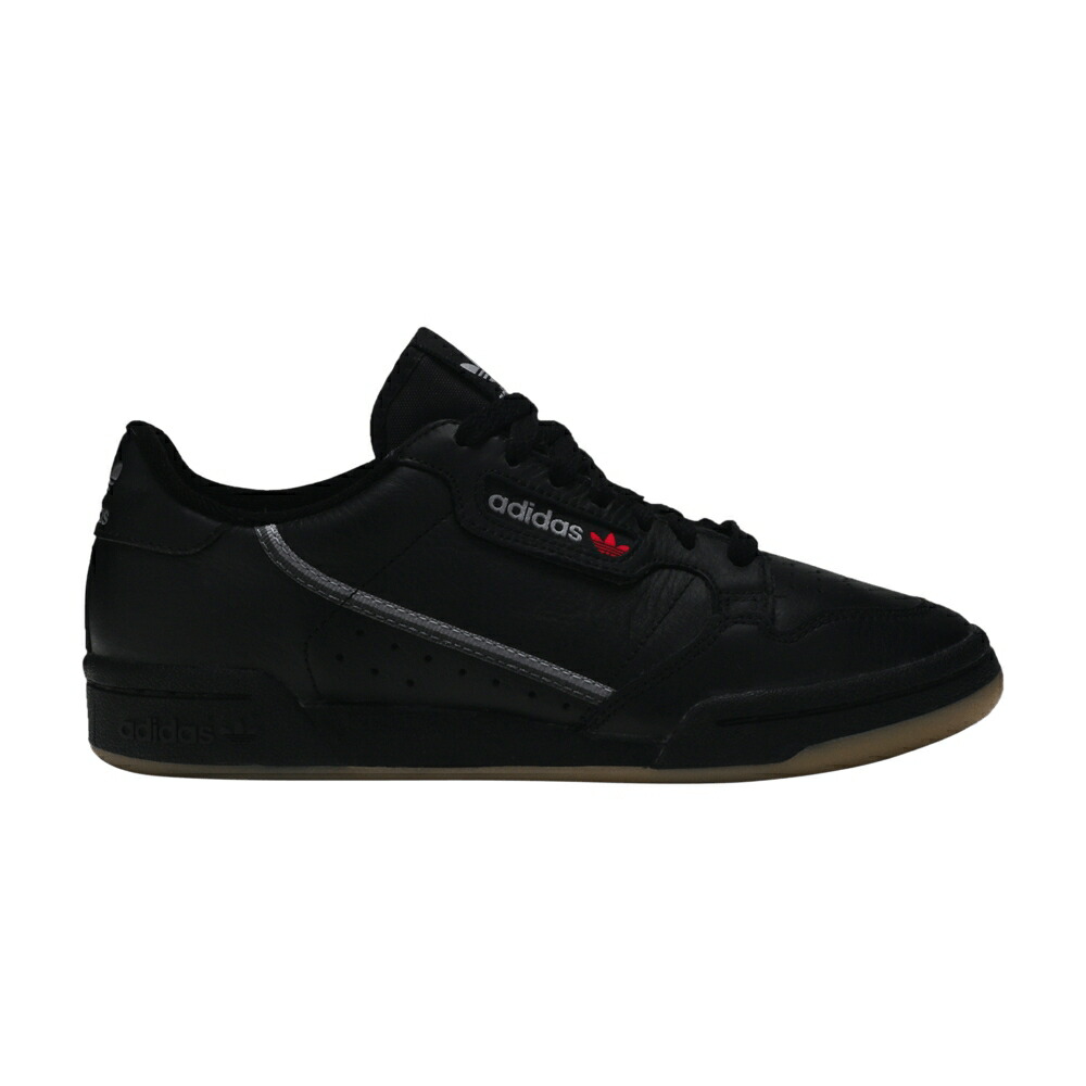 アディダス 中核グループ 黒いこと 黒いこと 薄墨色 薄墨色 \u0027BLACK GUM\u0027 スニーカー メンズ ADIDAS CONTINENTAL 80 / CORE BLACK GREY THREE GUM