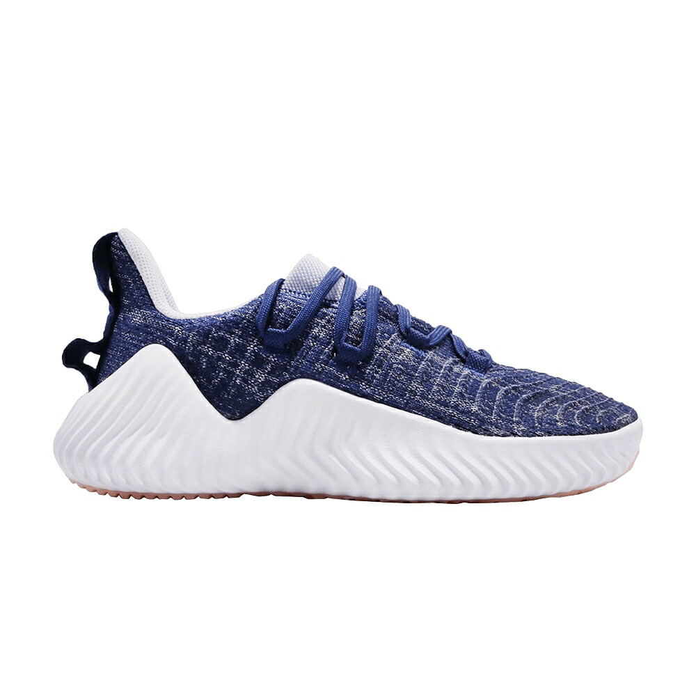 アディダス 調教師 青碧 青碧 橙 オレンジ色 \u0027AERO BLUE\u0027 スニーカー レディース ADIDAS WMNS ALPHABOUNCE TRAINER / DARK BLUE AERO BLUE CLEAR ORANGE