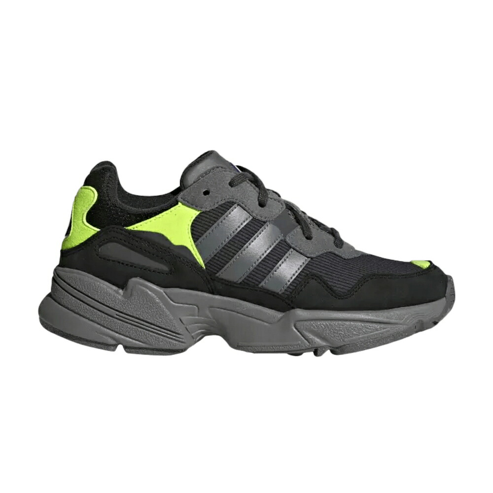 アディダス 炭素 薄墨色 薄墨色 黄味がかった 黄色 \u0027CARBON\u0027 スニーカー メンズ ADIDAS YUNG-96 J / CARBON GREY SOLAR YELLOW