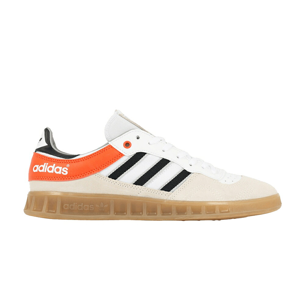 アディダス ハンドボール 白いこと 白いこと ベージュ 赤 赤いこと \u0027FOOTWEAR WHITE\u0027 スニーカー メンズ ADIDAS HANDBALL TOP / FOOTWEAR WHITE BEIGE SOLAR RED