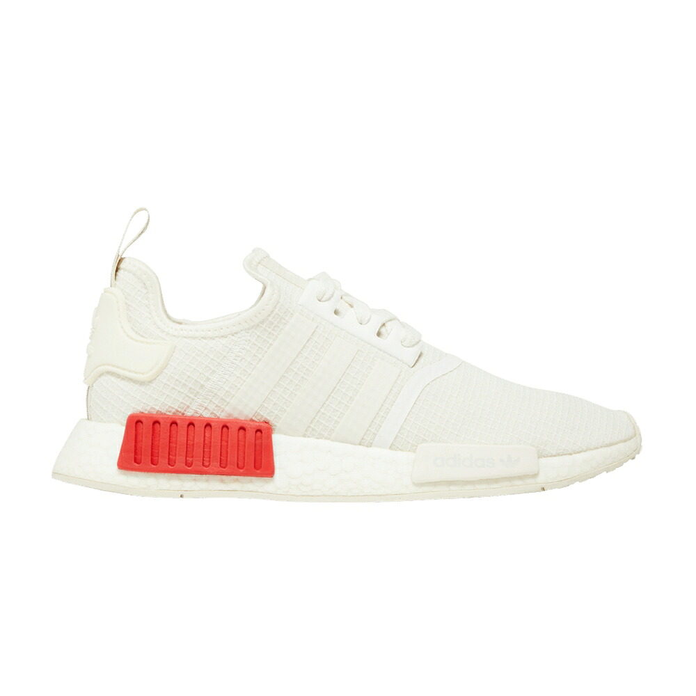アディダス 白いこと 白いこと 赤 赤いこと NMD_R1 \u0027RIPSTOP\u0027 スニーカー メンズ ADIDAS / OFF WHITE OFF WHITE LUSH RED