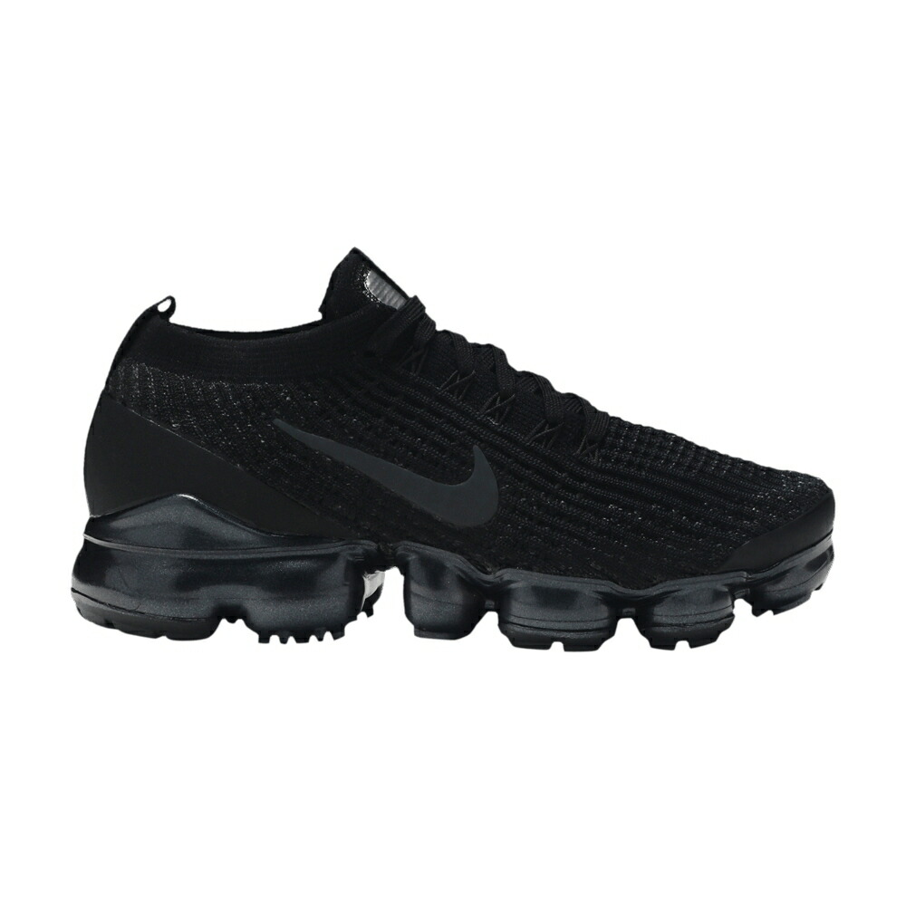 ナイキ 飛球編み物 黒いこと 黒いこと エアヴェイパーマックス \u0027TRIPLE BLACK\u0027 スニーカー レディース NIKE WMNS AIR VAPORMAX FLYKNIT 3 / BLACK BLACK AMTHRACITE