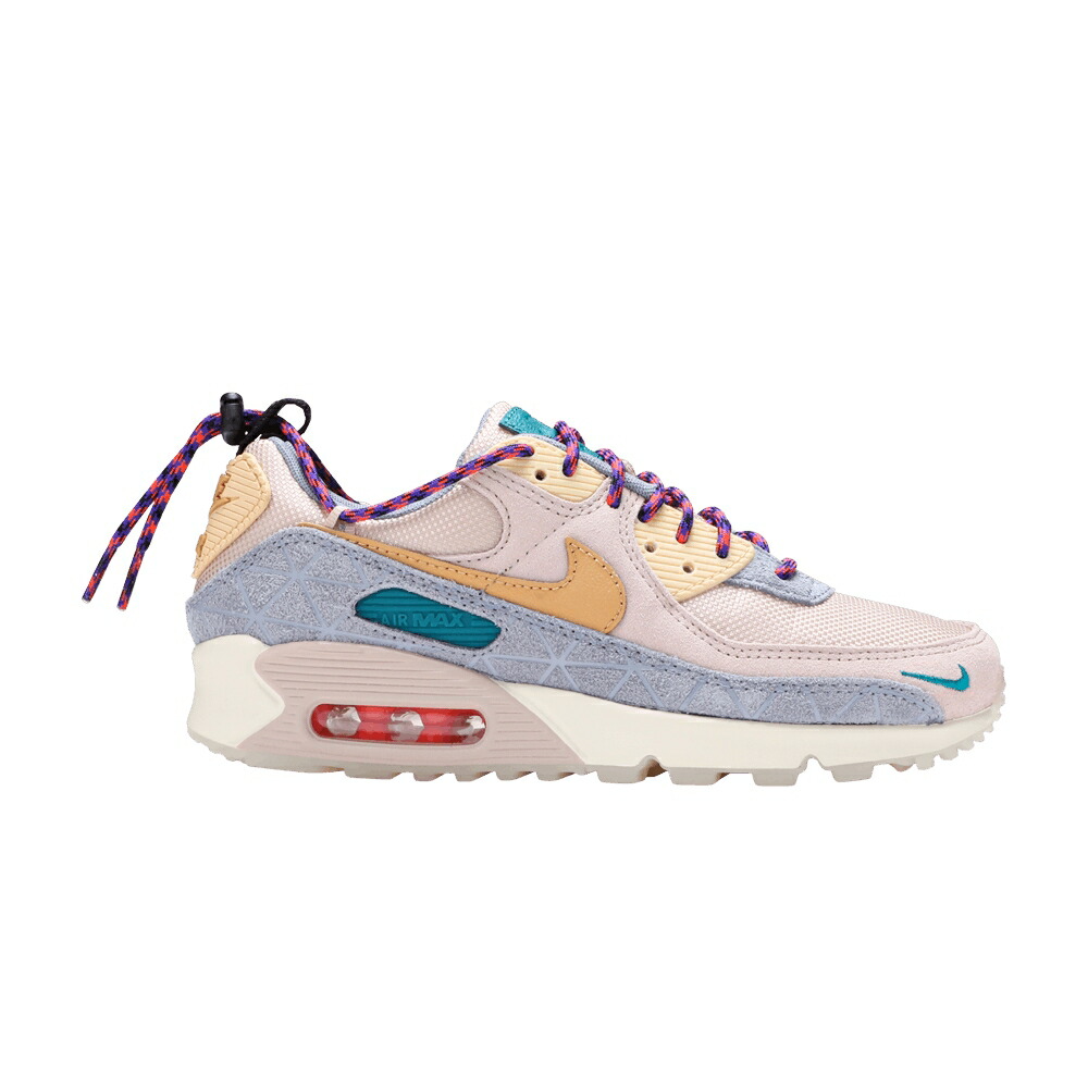 ナイキ マックス エア湖マックス \u0027FOSSIL SLATE\u0027 スニーカー レディース NIKE WMNS AIR MAX 90 SE STONE ASHEN / FOSSIL STONE ASHEN SLATE COCONUT