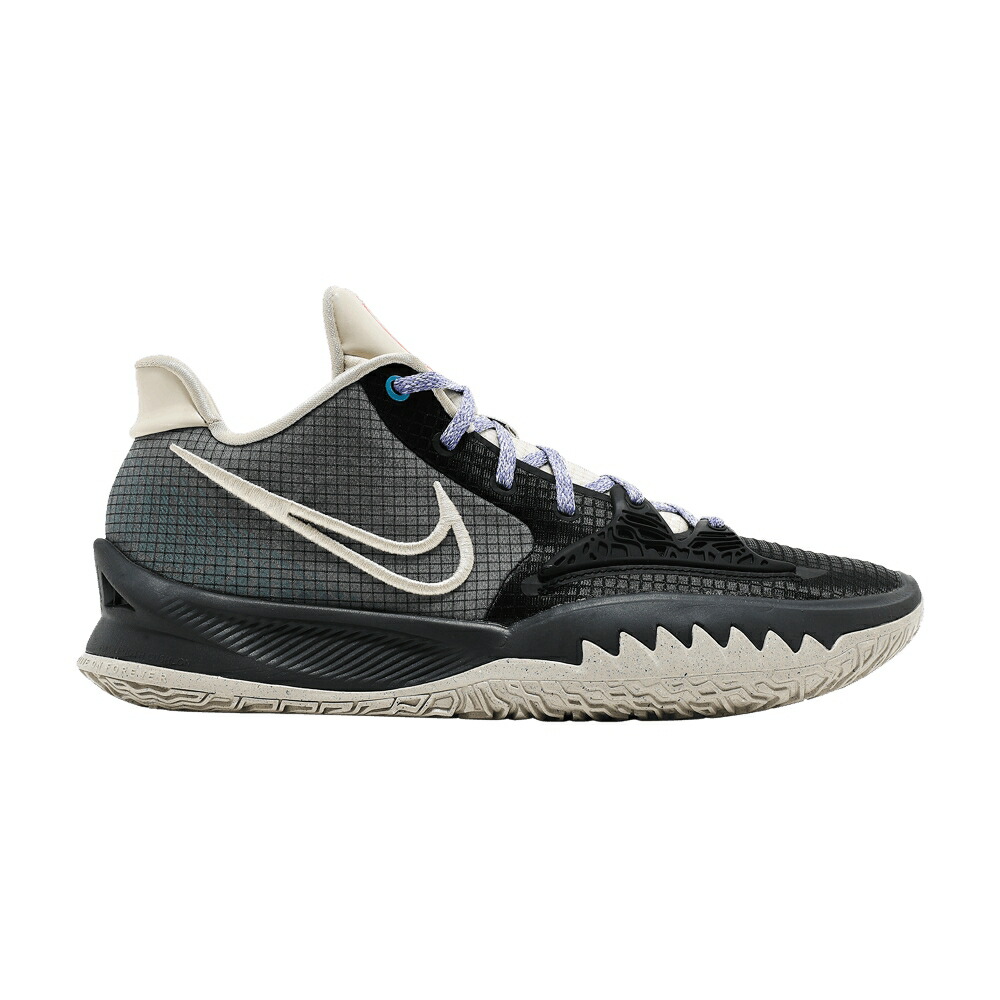 ナイキ カイリー 黒いこと 黒いこと 薄墨色 薄墨色 \u0027BLACK RATTAN\u0027 スニーカー メンズ NIKE KYRIE LOW 4 / BLACK DARK SMOKE GREY CYBER TEAL