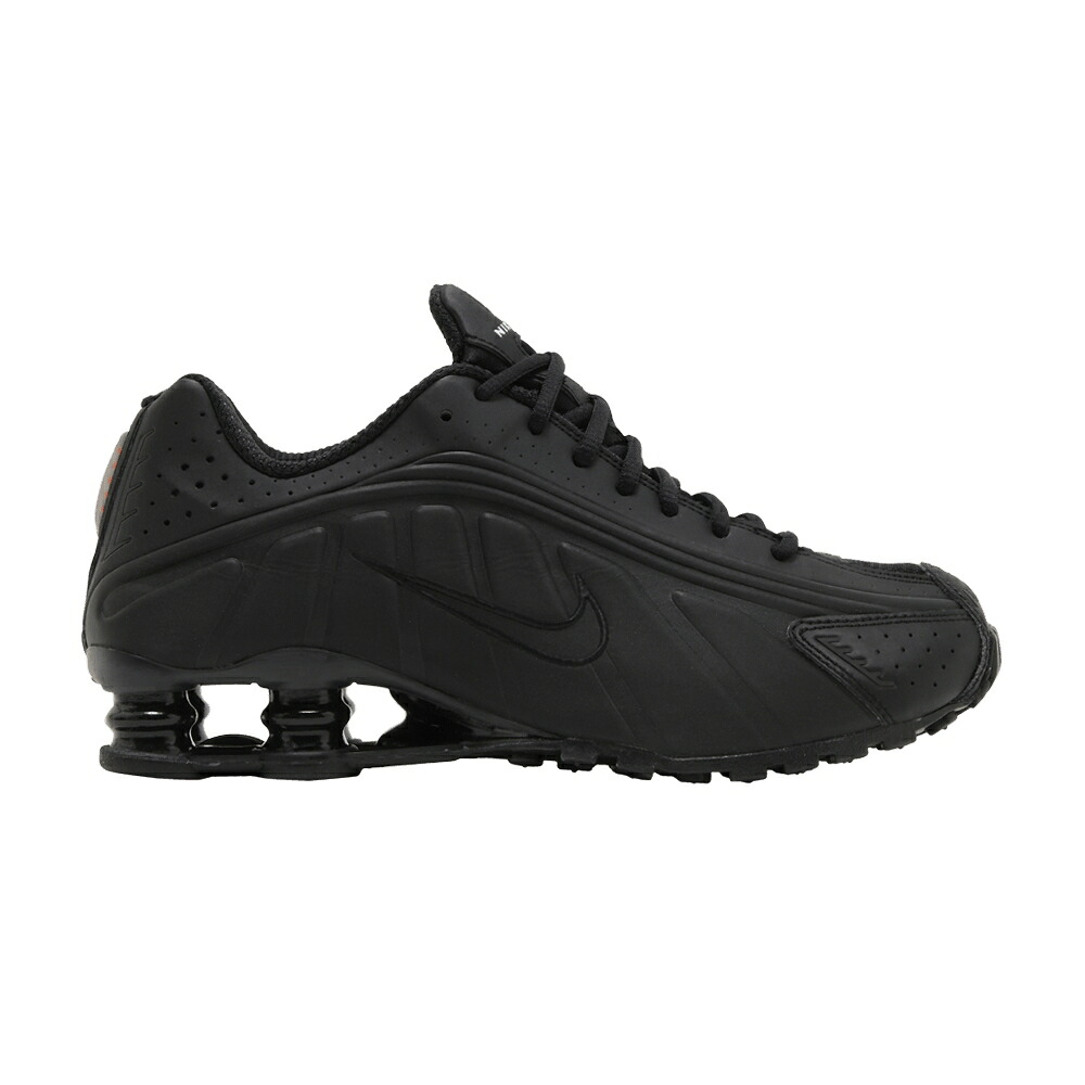 ナイキ ショックス 黒いこと 黒いこと マックス 橙 オレンジ色 \u0027BLACK\u0027 スニーカー レディース NIKE WMNS SHOX R4 / BLACK BLACK MAX ORANGE