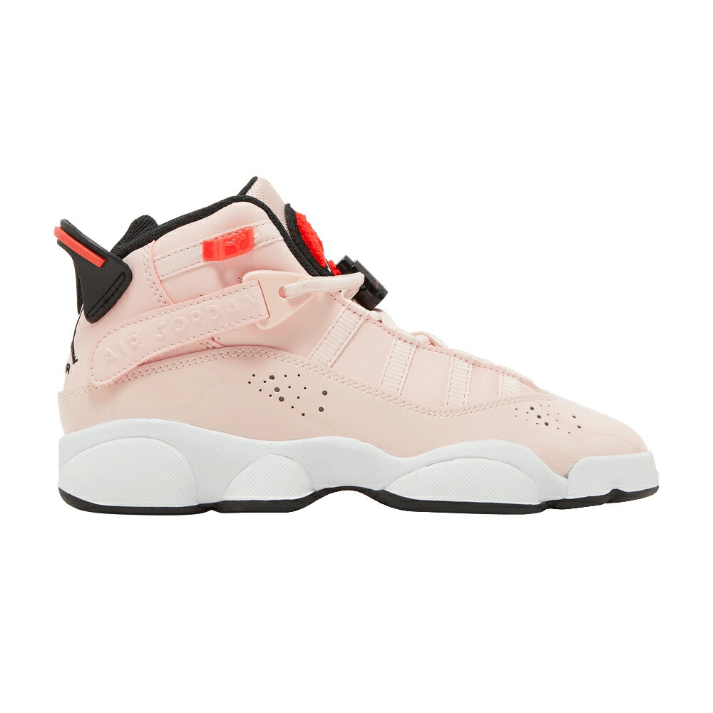 ナイキ 輪っか エアジョーダン \u0027ATMOSPHERE\u0027 お坊っちゃん キッズ AIR JORDAN AIR JORDAN 6 RINGS GS / ATMOSPHERE INFRARED 23 BACK もの言う花 マタニティ スニーカー