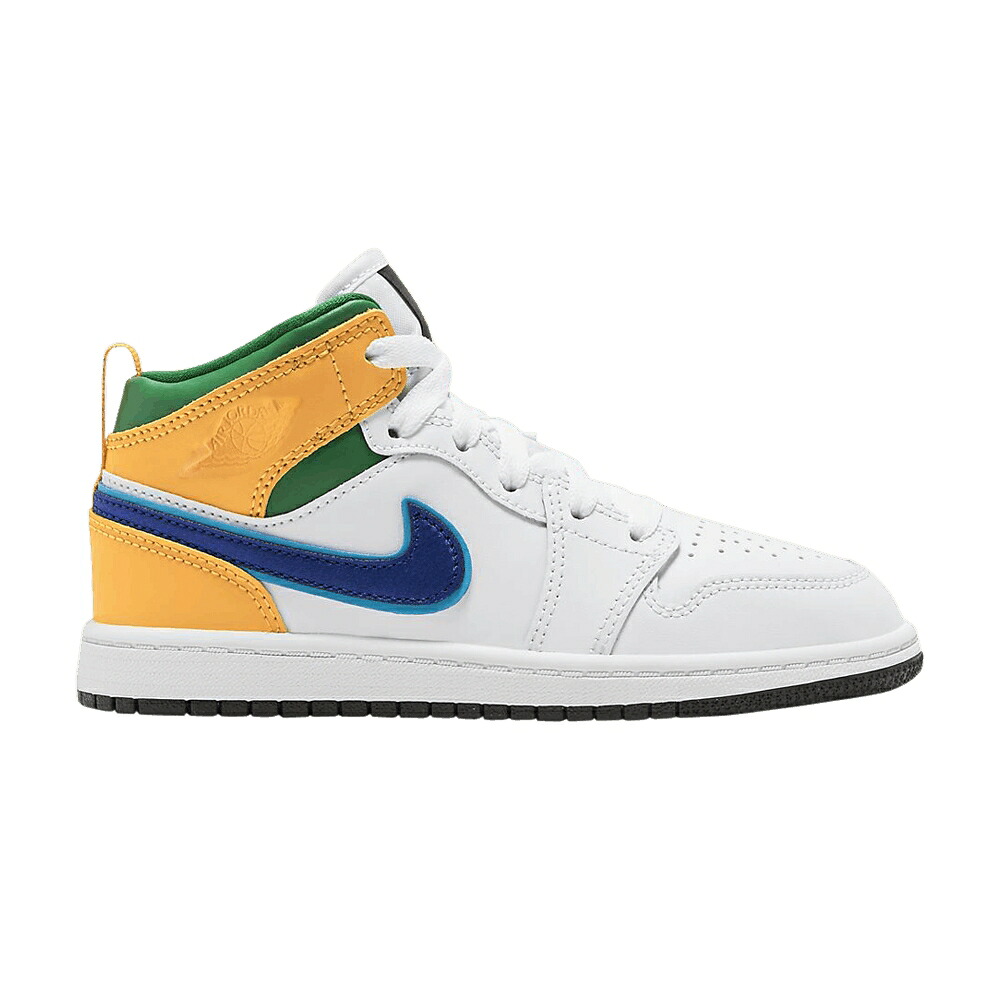 ナイキ ミッド コート 紫 パープル 白色 ホワイト 橙 オレンジ エアジョーダン 'WHITE TEAL' ジュニア キッズ AIR JORDAN AIR JORDAN 1 MID PS COURT PURPLE / WHITE TOTAL ORANGE UNIVERSITY ベビー マタニティ ス|スニケス