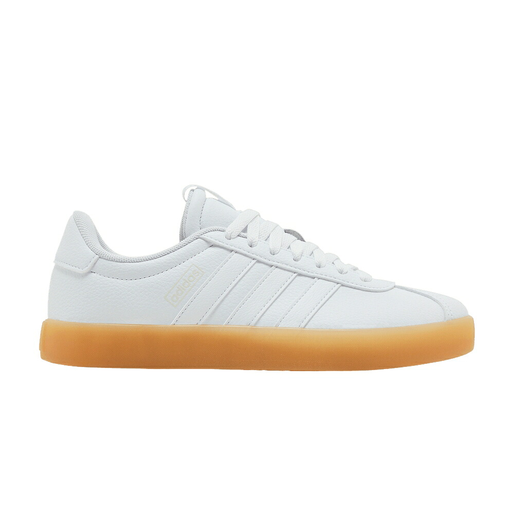 アディダス 厚地の外套 白いこと 白いこと 3.0 \u0027WHITE GUM\u0027 スニーカー レディース ADIDAS WMNS VL COURT / CLOUD WHITE CLOUD WHITE GUM