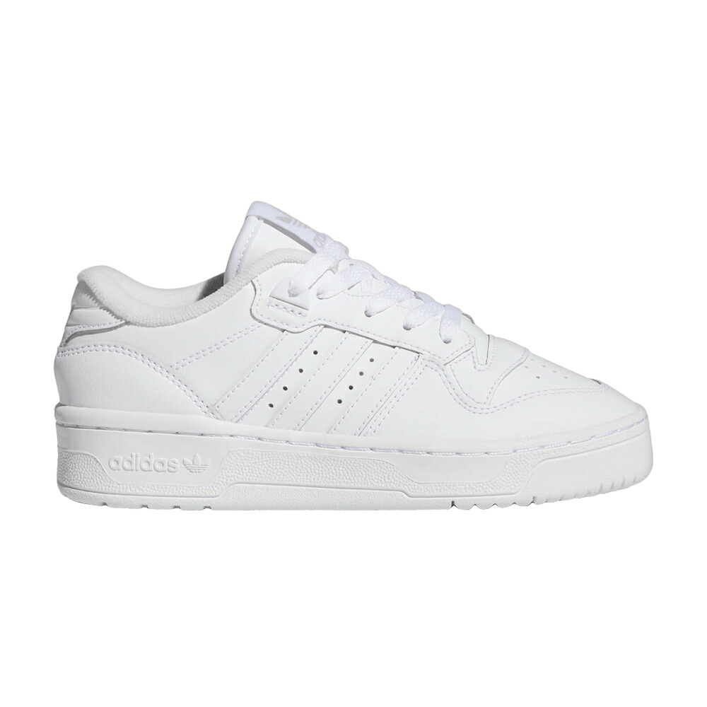アディダス 白いこと 白いこと 薄墨色 薄墨色 \u0027WHITE\u0027 スニーカー メンズ ADIDAS RIVALRY LOW J / CLOUD WHITE CLOUD WHITE GREY ONE