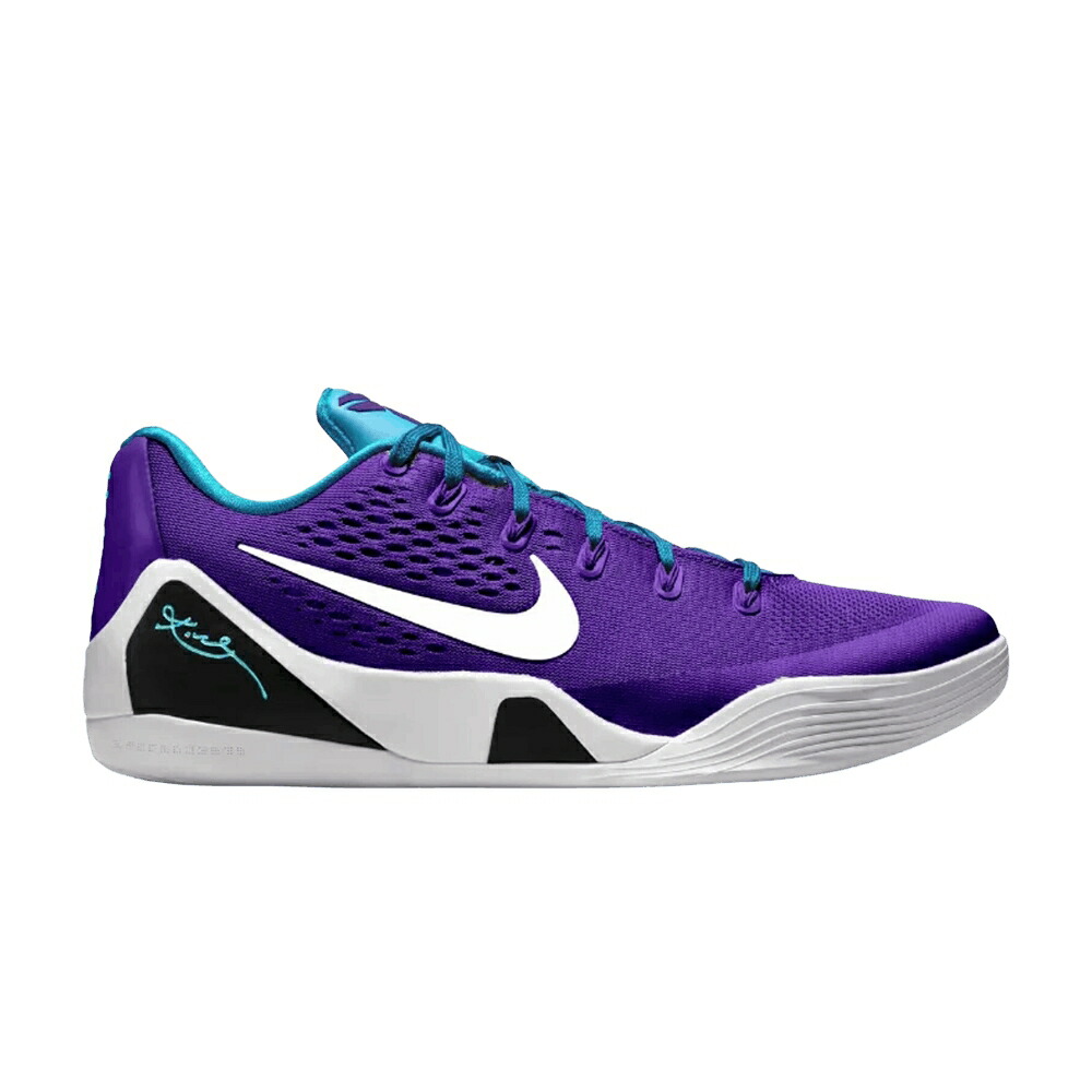ナイキ コービー エリート 紫 パープル 青碧 青碧 白いこと 白いこと \u0027HORNETS\u0027 スニーカー メンズ NIKE KOBE 9 ELITE LOW / FIERCE PURPLE BLUE LAGOON WHITE