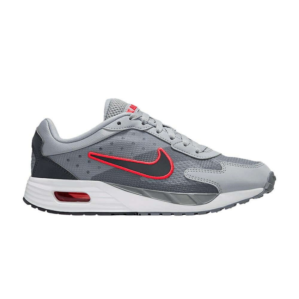 ナイキ マックス 灰色 グレー クール エアマックス 'WOLF ANTHRACITE' ジュニア キッズ NIKE AIR MAX SOLO GS GREY/COOL GREY/BRIGHT CRIMSON/ANTHRACITE' / WOLF GREY COOL GREY BRIGHT ベビー マタニティ スニーカー｜スニケス