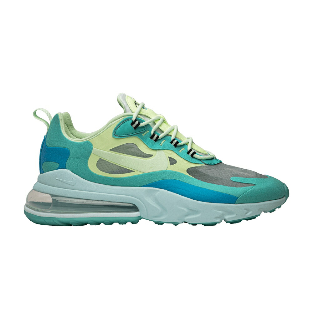 ナイキ マックス リアクト 翡翆 ジェード エア湖マックス \u0027PSYCHEDELIC ART\u0027 スニーカー メンズ NIKE AIR MAX 270 REACT / HYPER JADE FROSTED SPRUCE BARELY