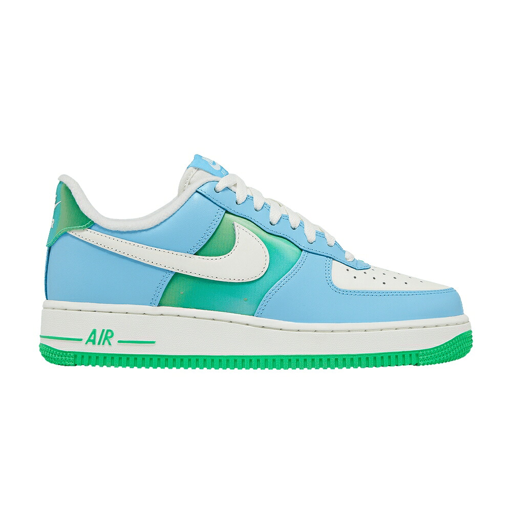 ナイキ 青碧 青碧 緑 緑であること ぼうぜん自失 空軍 \u0027AQUARIUS GREEN\u0027 スニーカー メンズ NIKE AIR FORCE 1 LOW BLUE VAPOR / AQUARIUS BLUE SAIL GREEN SHOCK