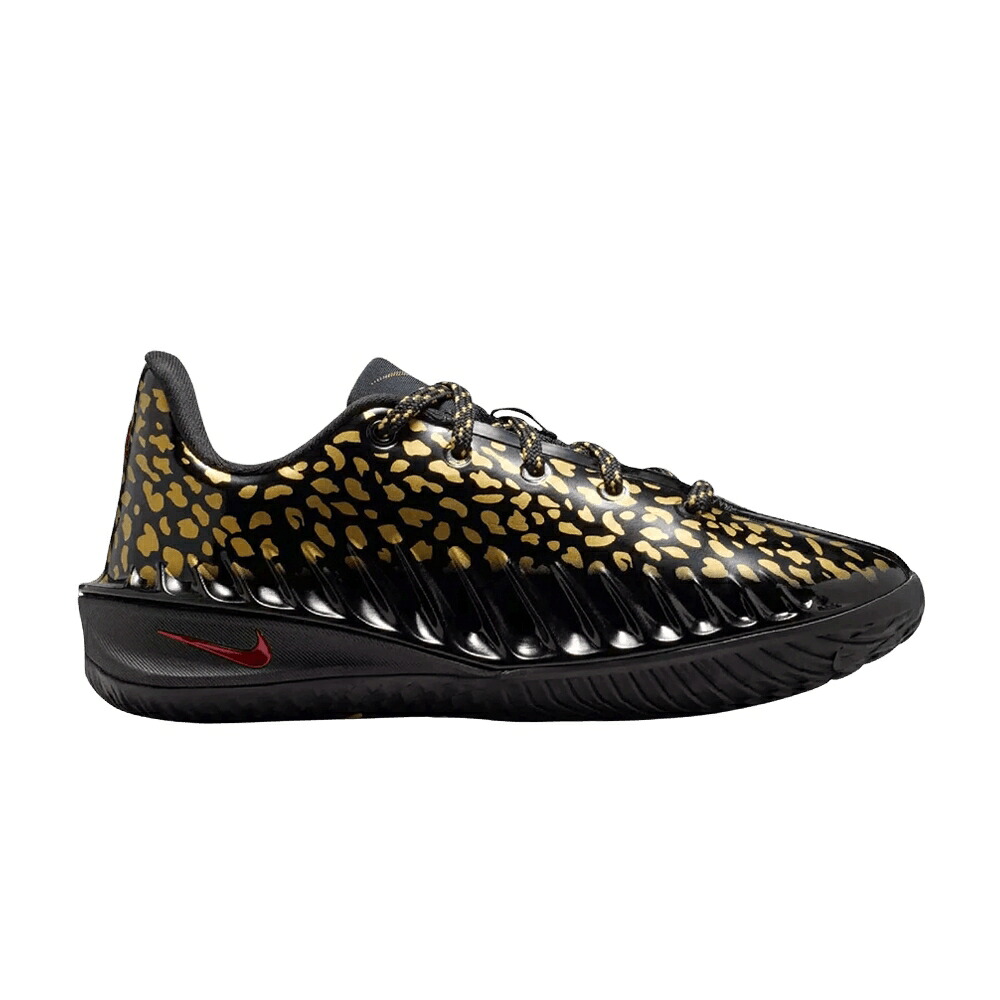ナイキ 黒いこと 黒いこと クリムゾン \u0027GOLD PANTHER\u0027 スニーカー メンズ NIKE VICTOR WEMBANYAMA X GT CUT 4 / BLACK BRIGHT CRIMSON METALLIC