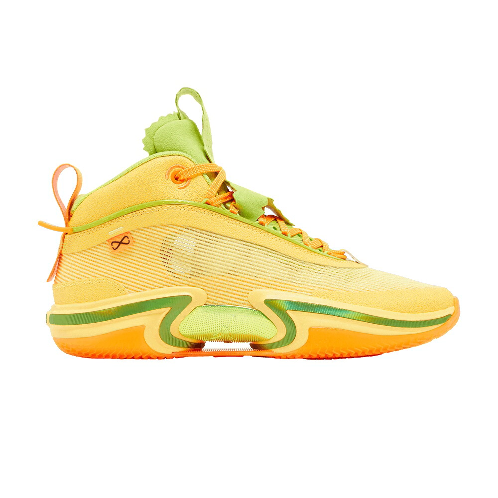ナイキ 緑 緑であること エアジョーダン \u0027TACO JAY\u0027 スニーカー メンズ AIR JORDAN JAYSON TATUM X AIR JORDAN 36 NITRO / CITRON PULSE ATOMIC GREEN CONE