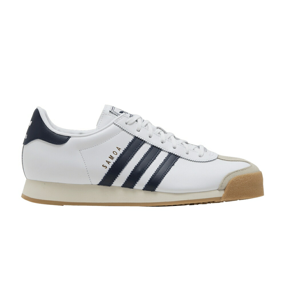 アディダス サモア ナイト爵 白いこと 白いこと 藍色 インディゴ ゴールド \u0027WHITE INDIGO\u0027 スニーカー メンズ ADIDAS SAMOA NIGHT / CLOUD WHITE NIGHT INDIGO GOLD