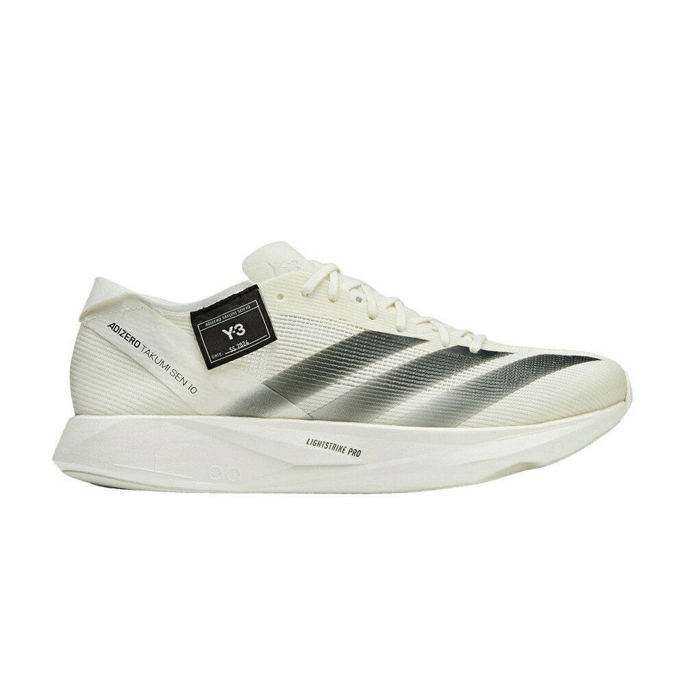 アディダス 白いこと 白いこと 黒いこと 黒いこと \u0027OFF BLACK\u0027 スニーカー メンズ ADIDAS Y-3 TAKUMI SEN 10 WHITE / OFF WHITE OFF WHITE BLACK