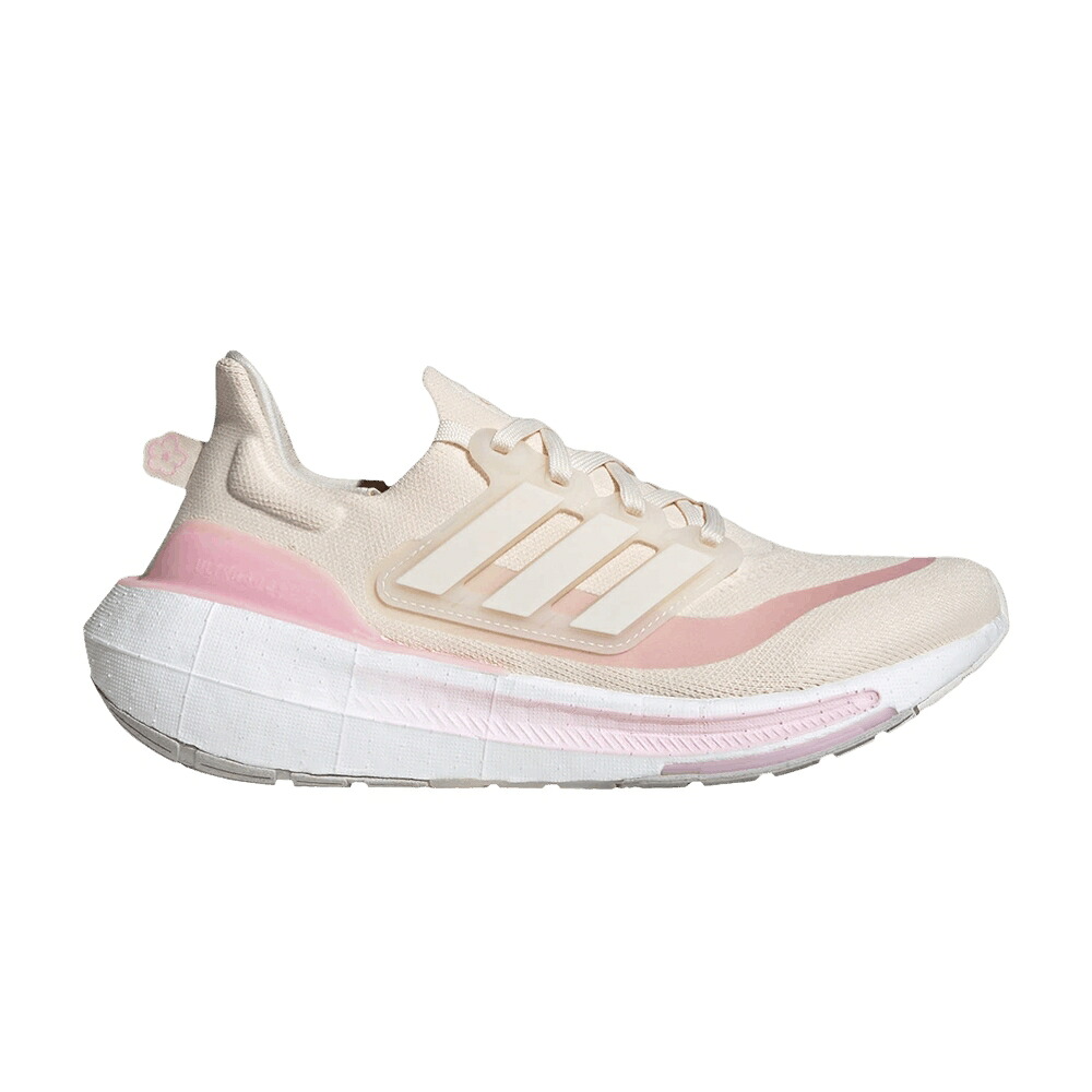 アディダス 白いこと 白いこと \u0027WHITE PINK\u0027 スニーカー レディース ADIDAS WMNS ULTRABOOST LIGHT CLEAR / CHALK WHITE CHALK WHITE CLEAR