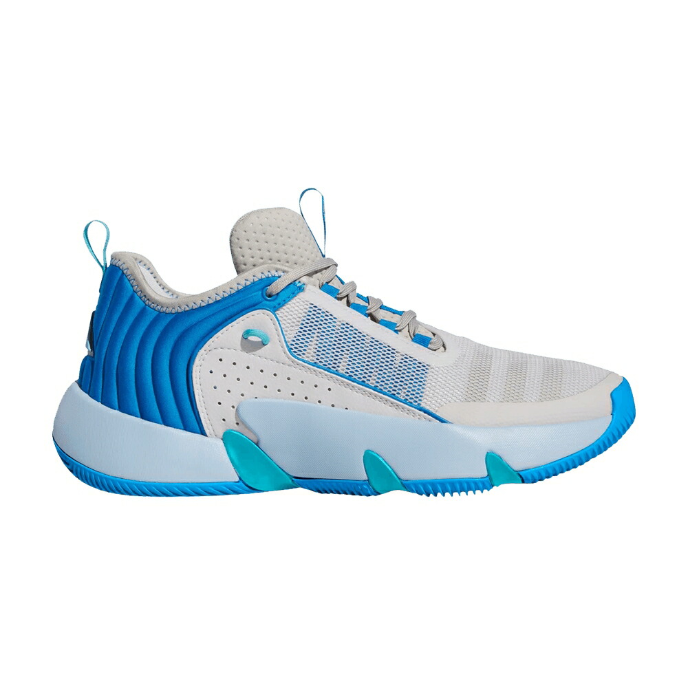 アディダス 薄墨色 薄墨色 金属元素 青碧 青碧 \u0027DASH BLUE\u0027 スニーカー メンズ ADIDAS TRAE UNLIMITED GREY BRIGHT / DASH GREY METAL GREY BRIGHT BLUE