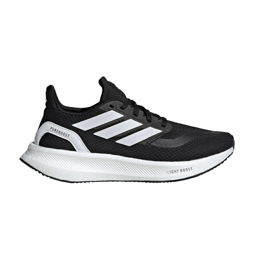 アディダス 中核グループ 黒いこと 黒いこと 白いこと 白いこと \u0027BLACK WHITE\u0027 スニーカー メンズ ADIDAS PUREBOOST LIGHT J / CORE BLACK CLOUD WHITE CORE